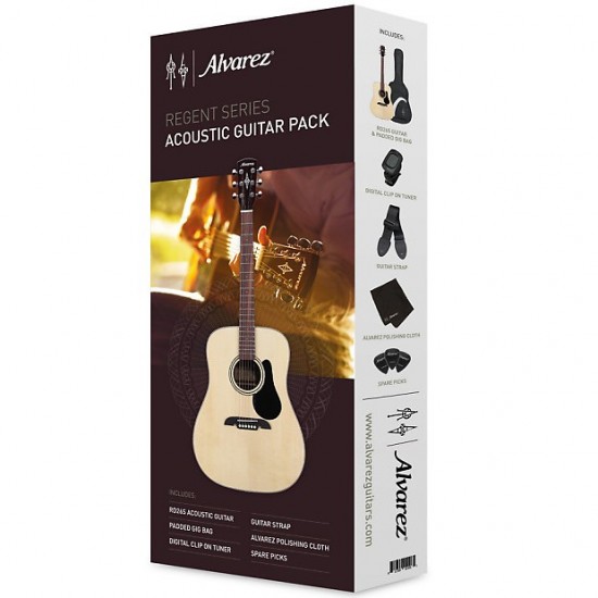 PACK GUITARRA ACÚSTICA ALVAREZ RD26S-AGP