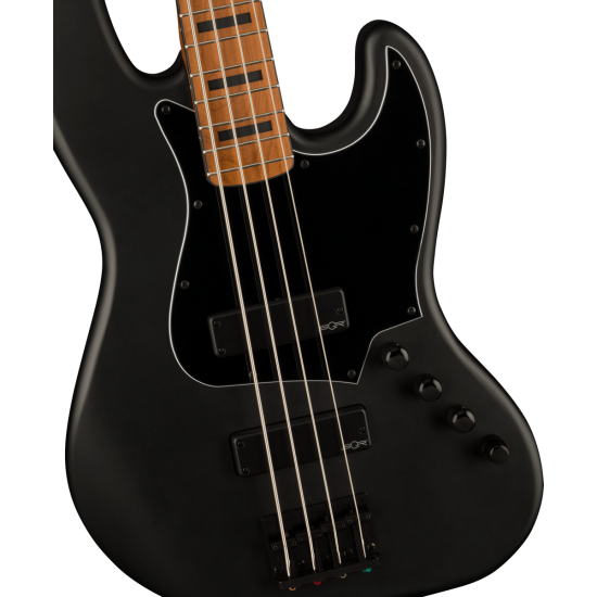 BAIXO ELÉTRICO FENDER SQ FSR CONTEMPORARY ACTIVE J. BASS HH FLAT BLACK