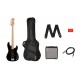 FENDER SQUIER PJ BASS MN BLK R15 PACK