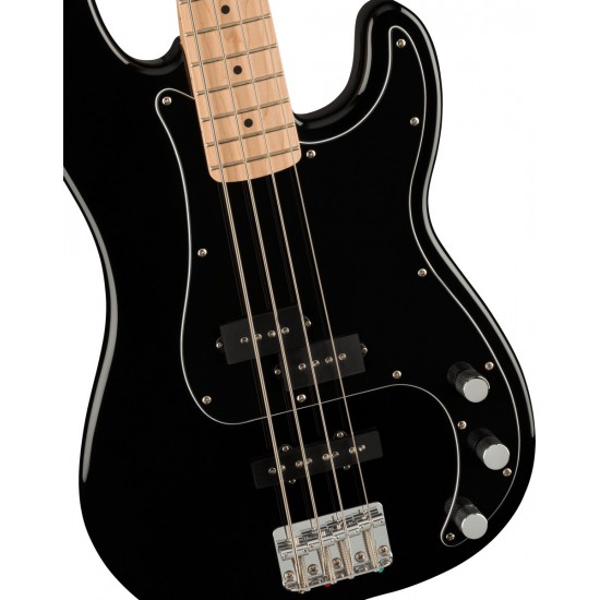 FENDER SQUIER PJ BASS MN BLK R15 PACK