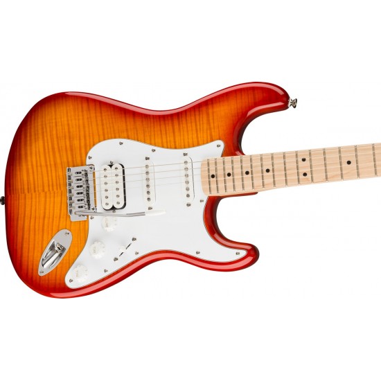 GUITARRA ELÉTRICA FENDER SQ AFFINITY STRAT FMT HSS MN WPG SSB