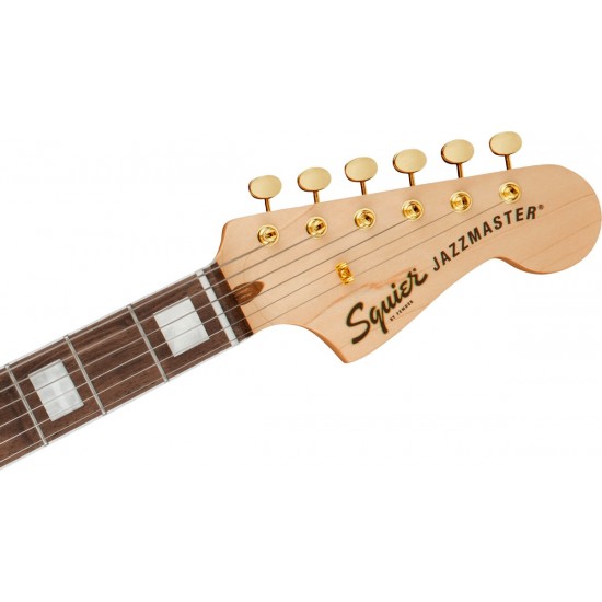 GUITARRA ELÉTRICA FENDER SQ 40TH ANNIVERSARY JAZZMASTER GOLD EDITION LPB GUITARRA ELÉTRICA FENDER SQ 40TH ANNIVERSARY JAZZMASTER GOLD EDITION LPB