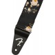 STRAP FENDER FLORAL STRAP BLACK