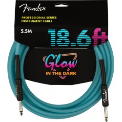 CABO FENDER PRO GLOW IN THE DARK CABLE 5.5MT BLUE