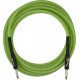 CABO FENDER PRO GLOW IN THE DARK CABLE 5.5M GREEN