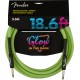 CABO FENDER PRO GLOW IN THE DARK CABLE 5.5M GREEN