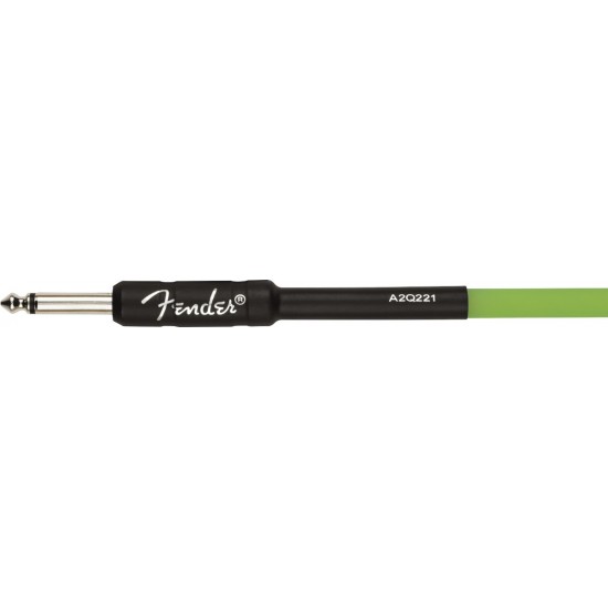 CABO FENDER PRO GLOW IN THE DARK CABLE 5.5M GREEN