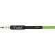 CABO FENDER PRO GLOW IN THE DARK CABLE 5.5M GREEN