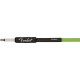 CABO FENDER PRO GLOW IN THE DARK CABLE 5.5M GREEN