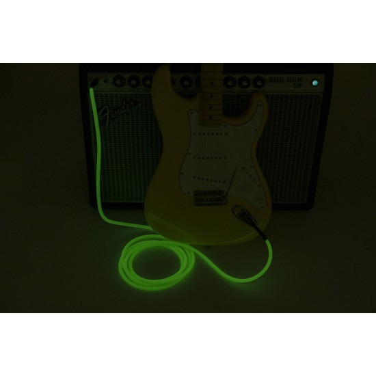 CABO FENDER PRO GLOW IN THE DARK CABLE 5.5M GREEN