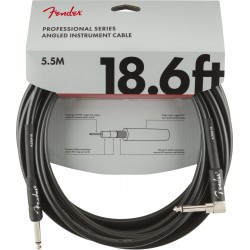 CABO FENDER PROFESSIONAL CABLE ANGLE PLUG BLK 5,5M