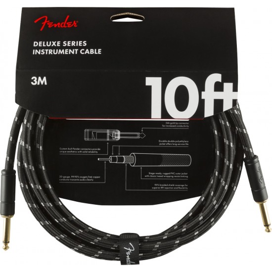 CABO FENDER DELUXE CABLE 3M TWEED B