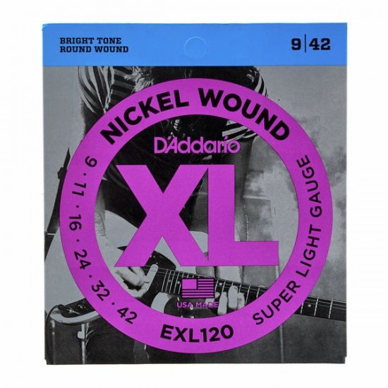 CORDAS D'ADDARIO EXL120