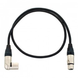 PRO SNAKE XLR PATCH ANGLED/MALE 1M