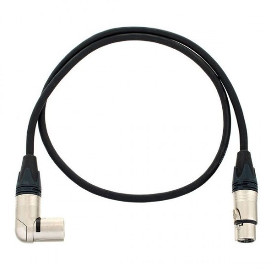 PRO SNAKE XLR PATCH ANGLED/MALE 1M
