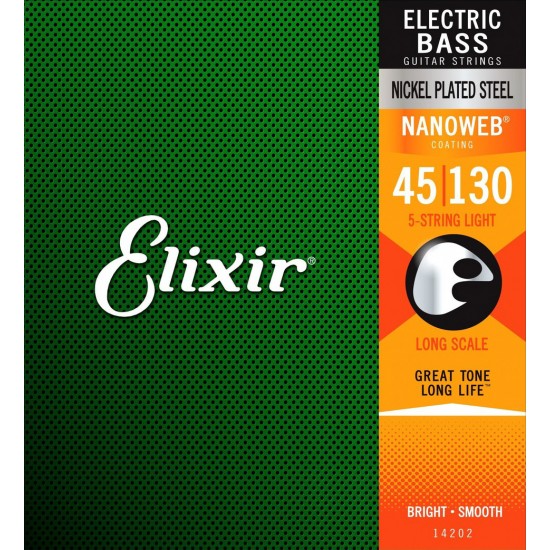 CORDAS ELIXIR BASS 5 LIGHT 45/130