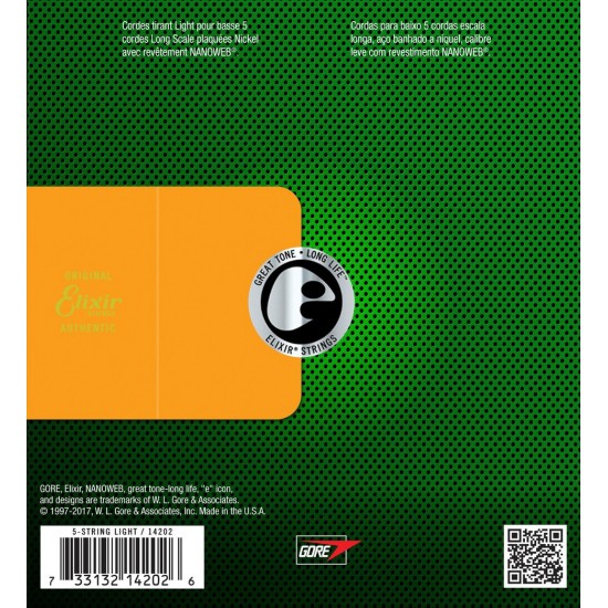 CORDAS ELIXIR BASS 5 LIGHT 45/130