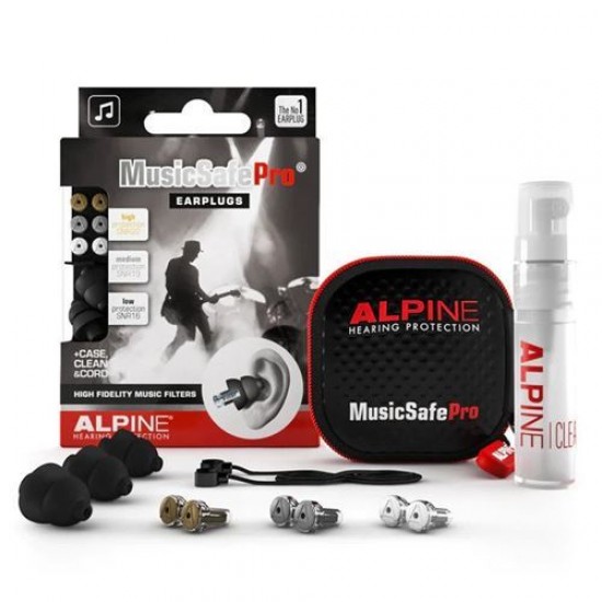 PROTECÇÃO AUDITIVA ALPINE MUSICSAFE PRO 3 NIVEIS PRETO PROTECÇÃO AUDITIVA ALPINE MUSICSAFE PRO 3 NIVEIS PRETO
