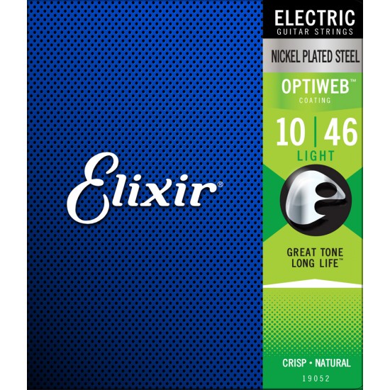 CORDAS GUITARRA ELÉTRICA ELIXIR OPTIWEB LIGHT 10/46