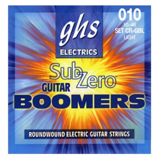 CORDAS GUITARRA ELÉTRICA GHS CR-GBL SUB-ZERO BOOMERS 10-46 CORDAS GUITARRA ELÉTRICA GHS CR-GBL SUB-ZERO BOOMERS 10-46
