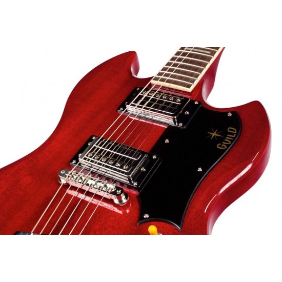 GUITARRA ELÉTRICA GUILD S-100 POLARA CHERRY RED