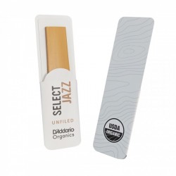 PALHETA D'ADDARIO WOODWINDS ORGANIC SELECT JAZZ UNFILED SOPRANO 3M