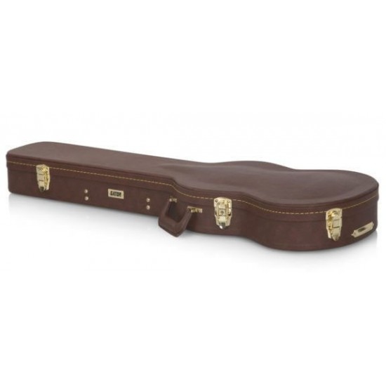 SACO GUITARRA ELÉTRICA GATOR GW-SG-BROWN DELUXE ELECTRIC GUITAR CASE