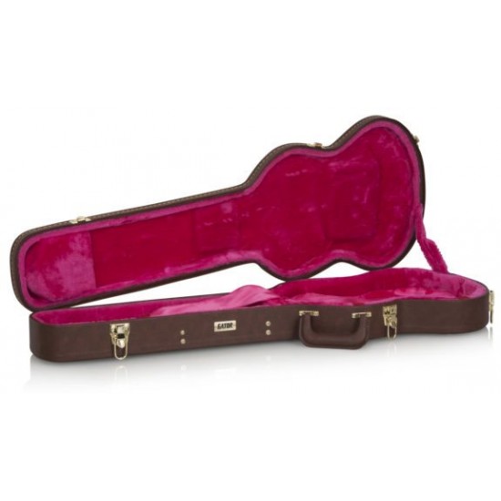 SACO GUITARRA ELÉTRICA GATOR GW-SG-BROWN DELUXE ELECTRIC GUITAR CASE