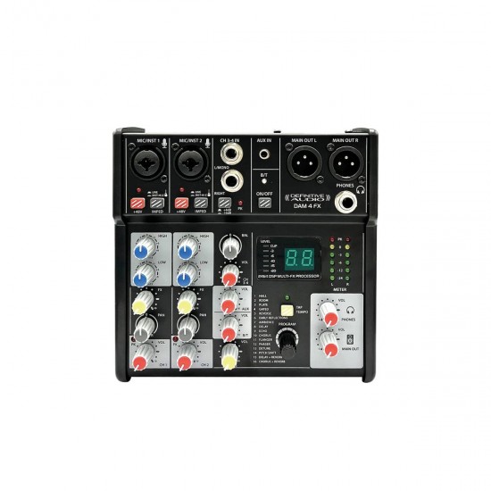 MESA MISTURA DEFINITIVE AUDIO DAM 4 FX MESA MISTURA DEFINITIVE AUDIO DAM 4 FX