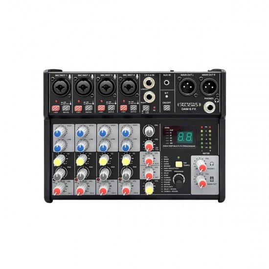 MESA MISTURA DEFINITIVE AUDIO DAM 6FX MESA MISTURA DEFINITIVE AUDIO DAM 6FX