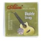 CORDAS ALICE UKULELE AU02 NYLON NEGRO