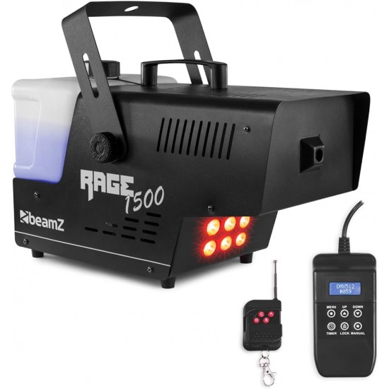 MAQUINA DE FUMO BEAMZ RAGE1500LED