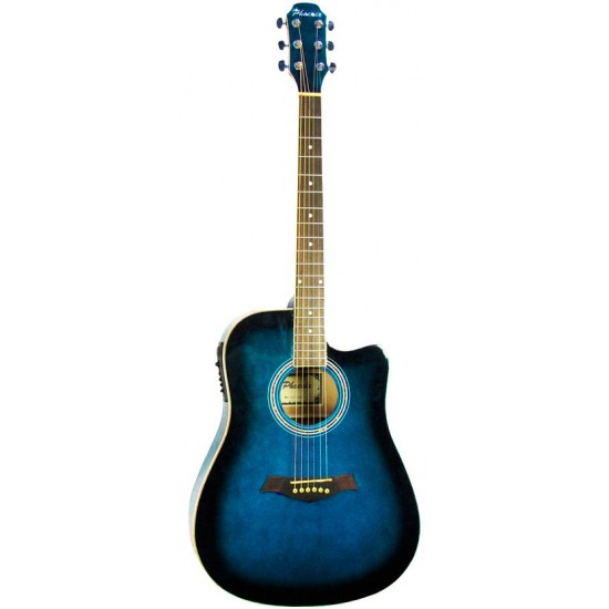 GUITARRA SEMI ACÚSTICA PHOENIX 002BL BLUE GUITARRA SEMI ACÚSTICA PHOENIX 002BL BLUE