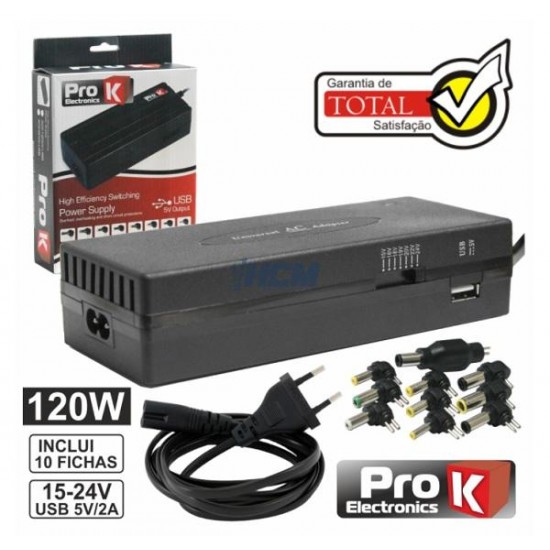 SWITCHING 15-24V 6A C/USB PROK