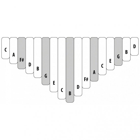 KALIMBA TAMI HUGH TRACEY REBLE 17 NOTES BOX-RESONATOR