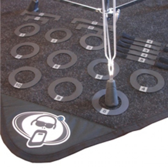 PROTECTION RACKET DRUM MAT MARKER PACK NUMBERED PROTECTION RACKET DRUM MAT MARKER PACK NUMBERED