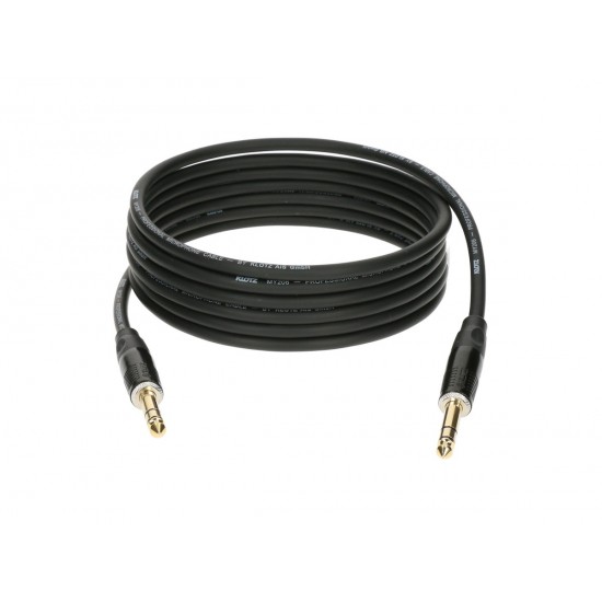 CABO KLOTZ B-3 PRO-AUDIO LEADS BK - J3P GOLD 5M