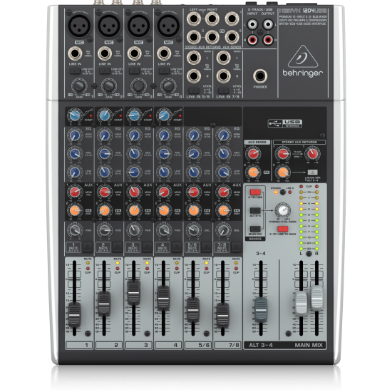MESA MISTURA BEHRINGER XENYX X1204 USB