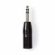 FICHA ADAPTADORA XLR 3P MACHO/JACK 6.35MM MACHO ST