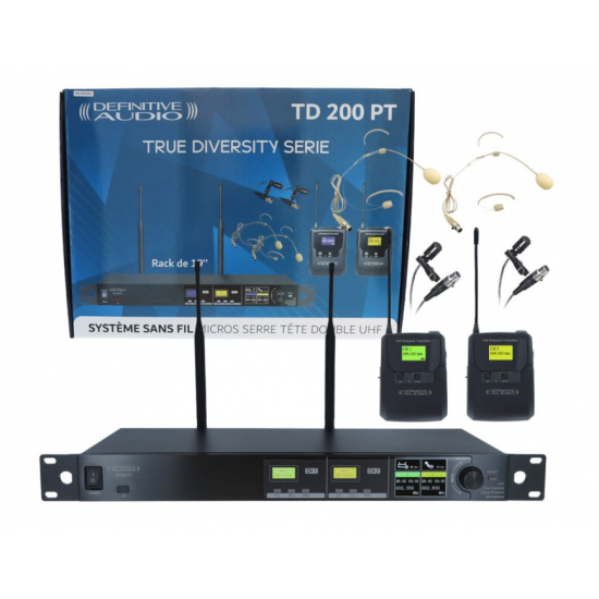 DEFINITIVE AUDIO DA UHF TD 200 PT