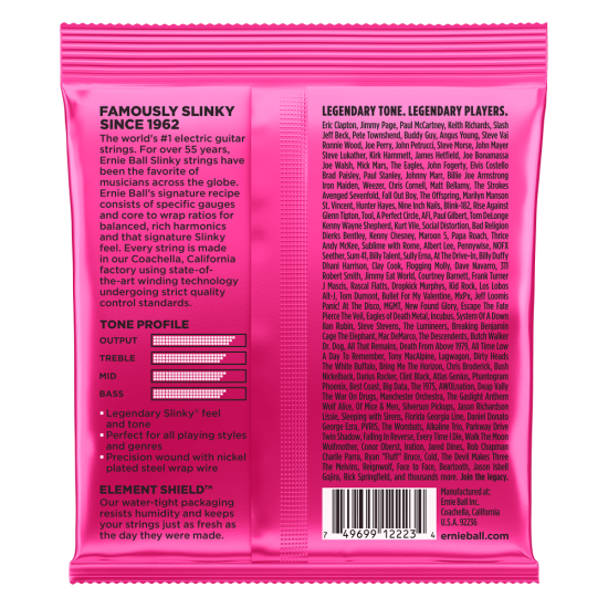 CORDAS GUITARRA ELÉTRICA ERNIE BALL 2223 CORDAS GUITARRA ELÉTRICA ERNIE BALL 2223