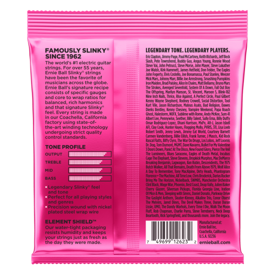 CORDAS GUITARRA ELÉTRICA ERNIE BALL 2623 CORDAS GUITARRA ELÉTRICA ERNIE BALL 2623