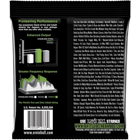 CORDAS BAIXO ELÉTRICO ERNIE BALL EB2736 CORDAS BAIXO ELÉTRICO ERNIE BALL EB2736
