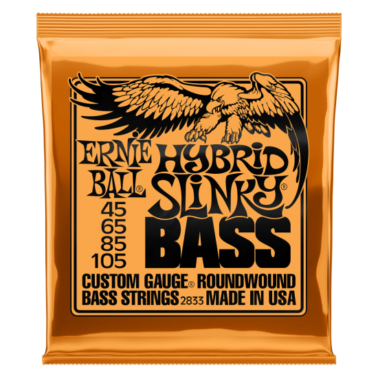 CORDAS BAIXO ELÉTRICO ERNIE BALL EB2833 CORDAS BAIXO ELÉTRICO ERNIE BALL EB2833