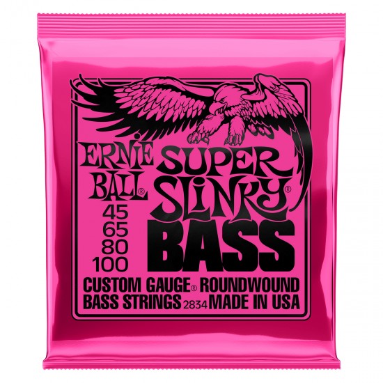 CORDAS BAIXO ELÉTRICO ERNIE BALL 2834