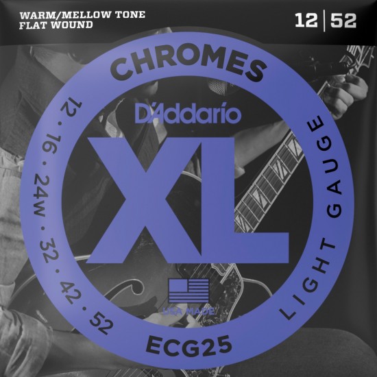 CORDAS GUITARRA ELÉTRICA D'ADDARIO ECG25