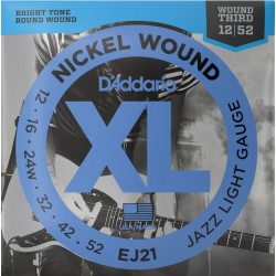 CORDAS GUITARRA ELÉTRICA D'ADDARIO EJ21