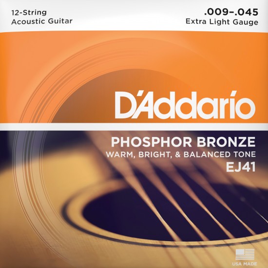 CORDAS GUITARRA ACÚSTICA D'ADDARIO EJ41