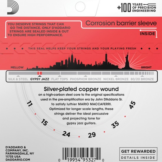 CORDAS GUITARRA ACÚSTICA D'ADDARIO EJ83M