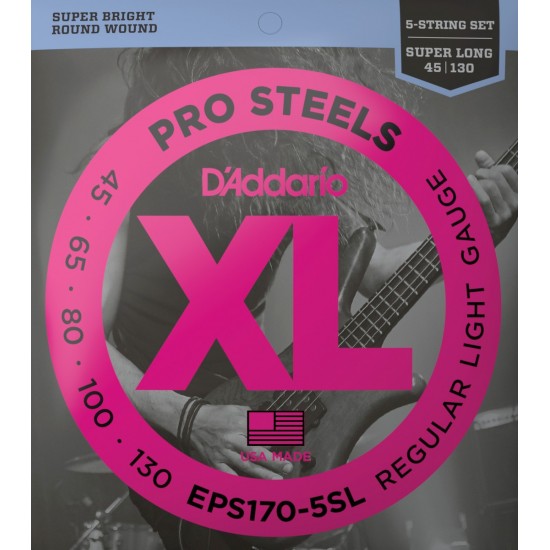 CORDAS BAIXO ELÉTRICO D'ADDARIO EPS170-5SL